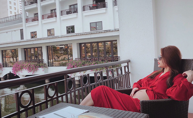 Á hậu Phương Suri mỹ nhân Việt lộ bụng bầu 6 tháng vẫn xinh đẹp quyến rũ