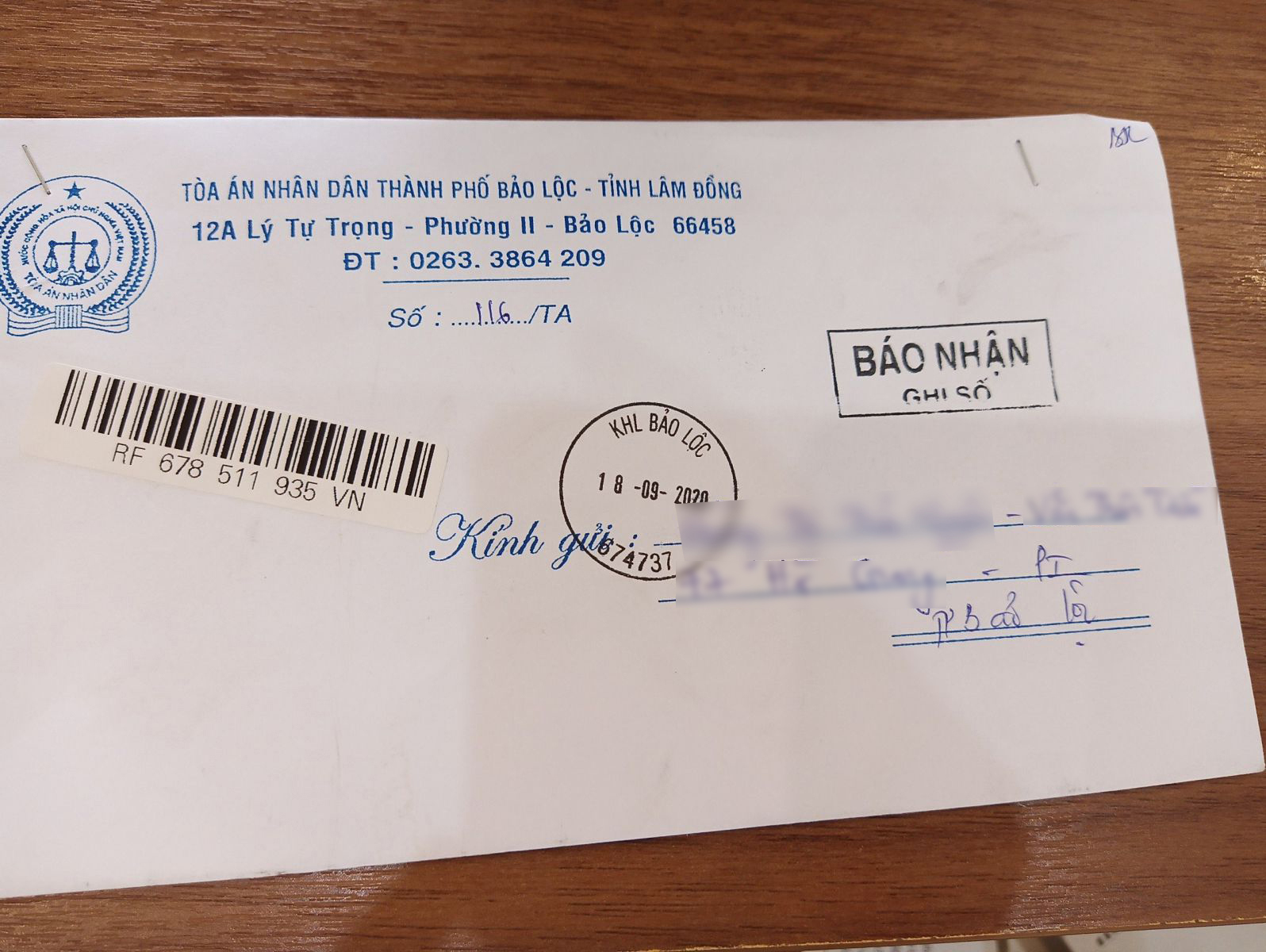 Lâm Đồng: Toà án cứ thích thì gửi cho cái tráp