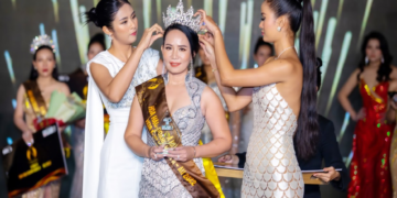 Tân Hoa hậu Nguyễn Thị Nhung xuất sắc lập cú đúp tại chung kết Hoa hậu Doanh nhân Á – Âu 2022.