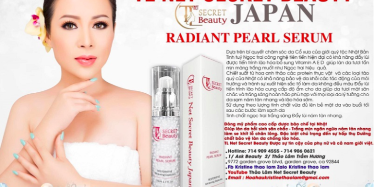 Mỹ phẩm TL NET SECRET BEAUTY USA thương hiệu của CEO Kristine Thảo Lâm