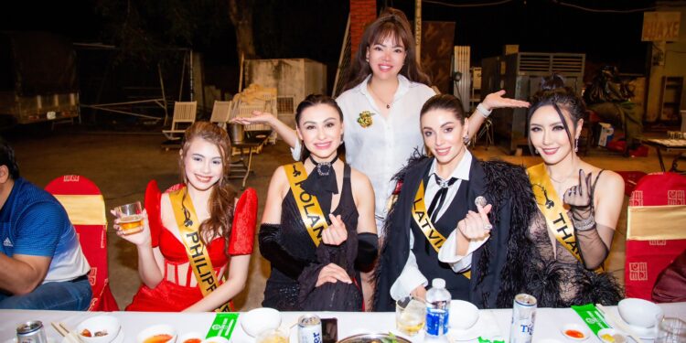 Đoàn Thí sinh Hoa hậu Doanh nhân Toàn cầu 2023 rạng rỡ dự Gala Dinner tại Lodge Resort