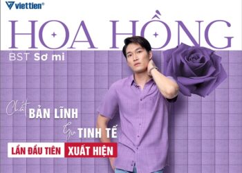 Sơ mi hoa hồng Viettien: “chất bản lĩnh, gu tinh tế” lần đầu tiên xuất hiện