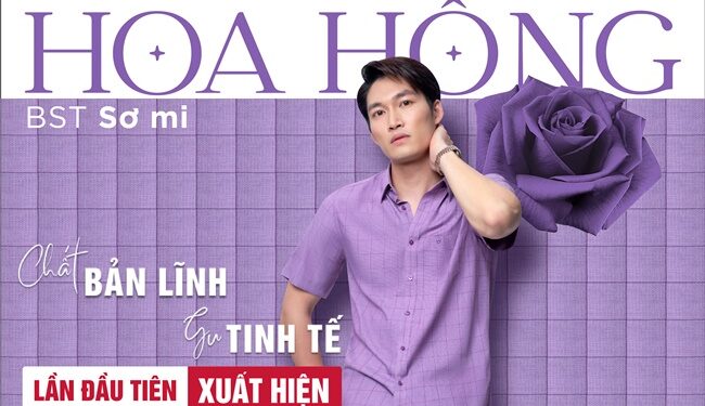 Sơ mi hoa hồng Viettien: “chất bản lĩnh, gu tinh tế” lần đầu tiên xuất hiện