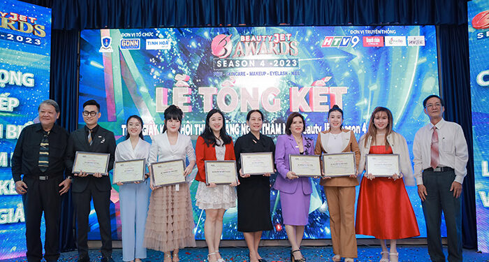 Gấu Nhung – Chuyên gia chăm sóc da cùng hào hứng và đam mê trong Beauty Jet Awards 2023